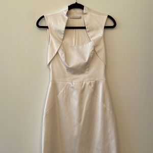 White Black Halo Mini Dress XS